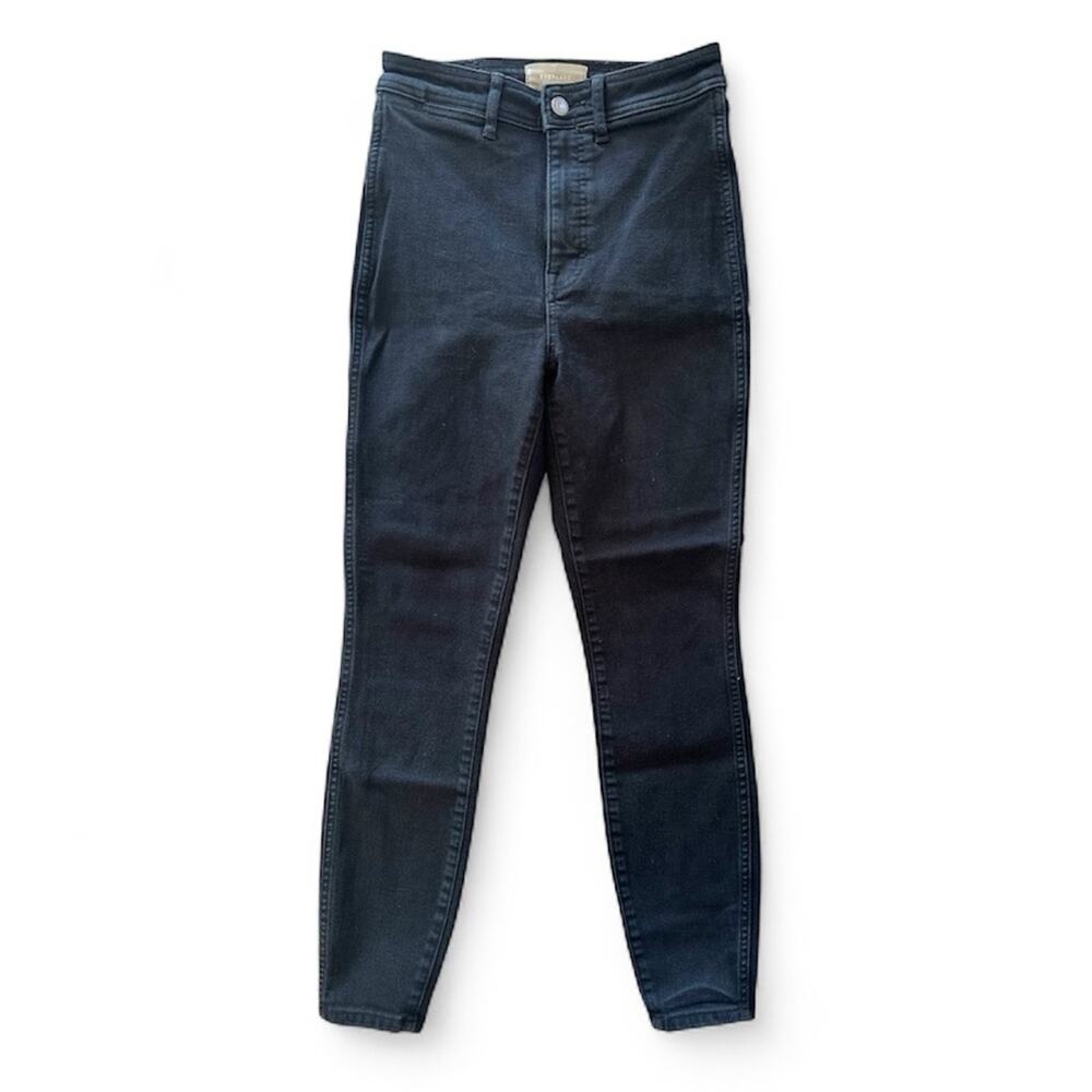 Everlane The Way High Skinny Jean Organic Cotton Black Size 27 EUC